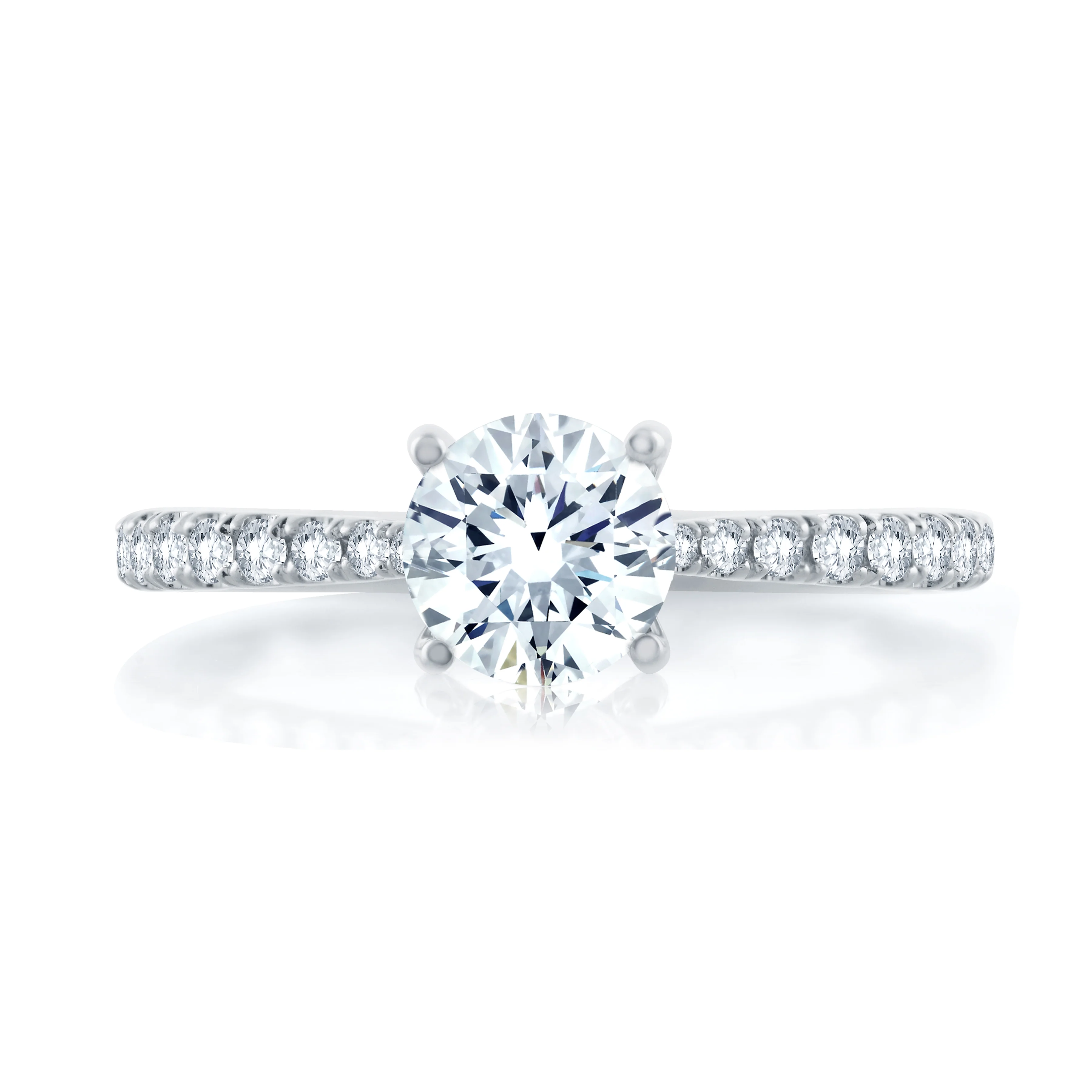 Quilted Classic Engagement Ring - Image 5