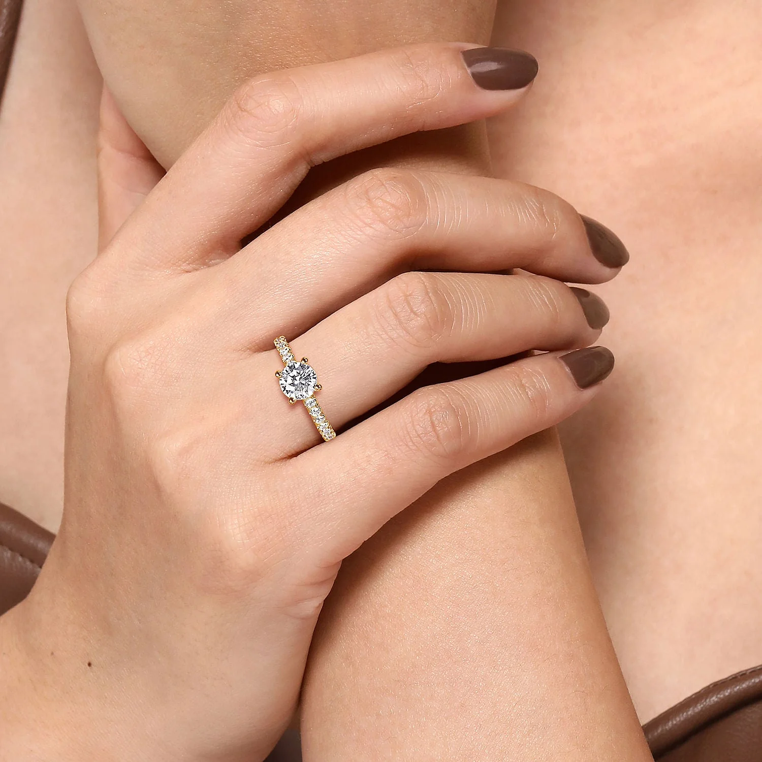 Classic Diamond Engagement Ring - Image 15