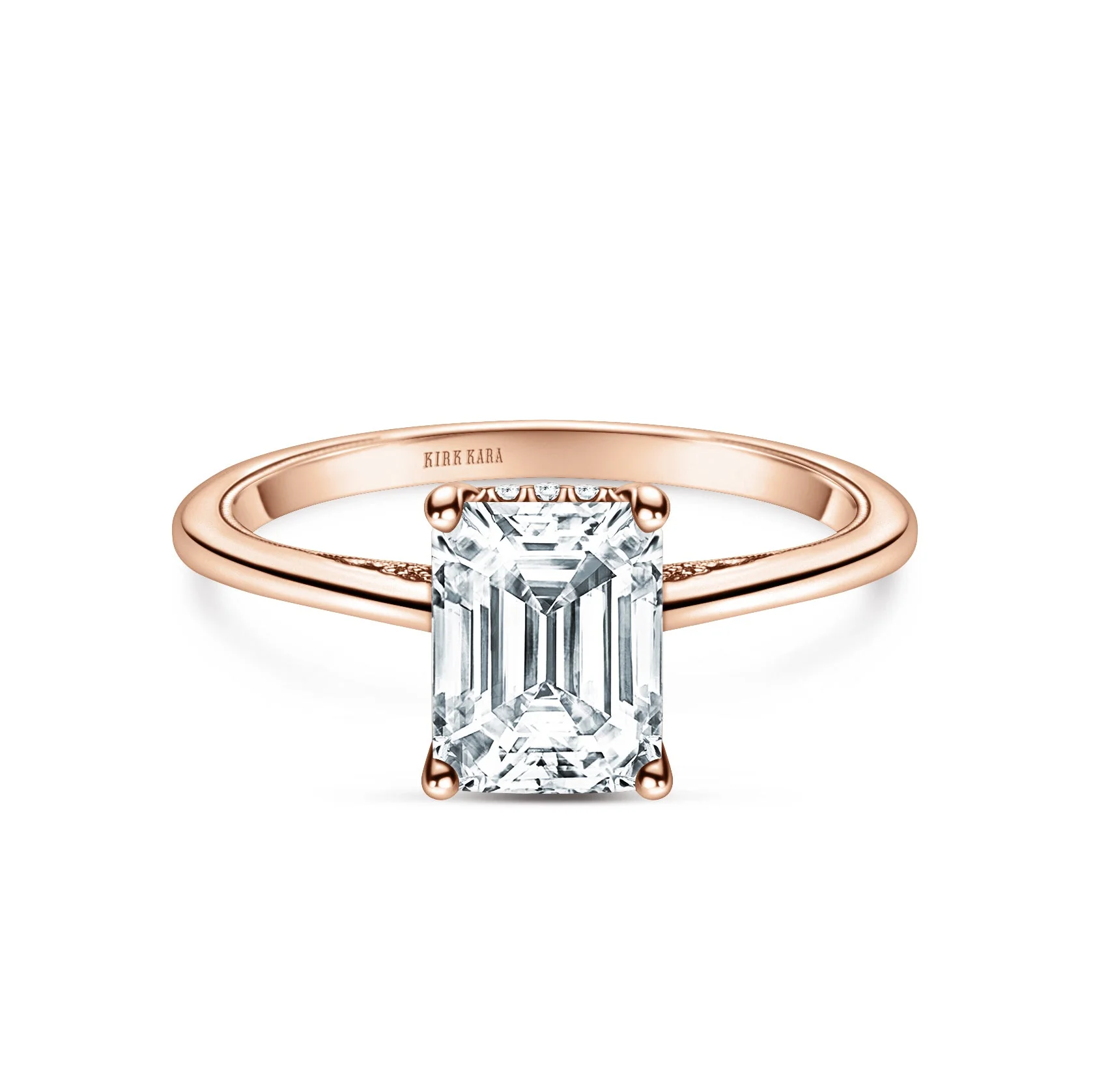 Hidden Halo Engagement Ring - Image 5