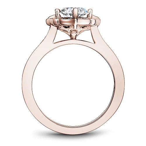 Diamond Halo Engagement Ring - Image 12