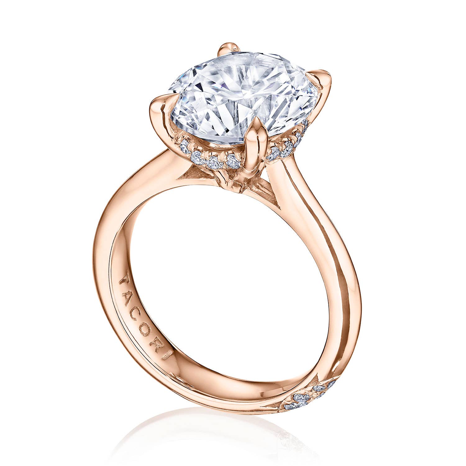 Hidden Halo Engagement Ring - Image 3