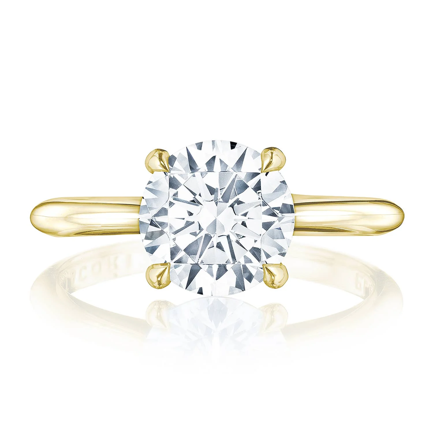 Hidden Halo Engagement Ring - Image 5