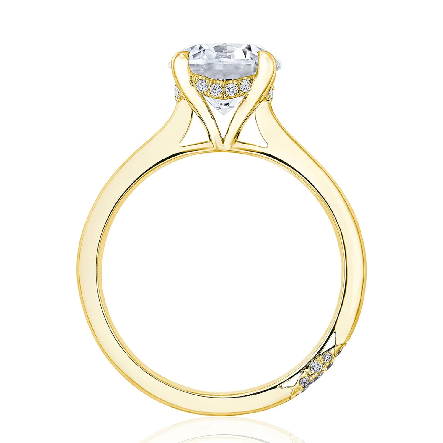 Hidden Halo Engagement Ring - Image 8