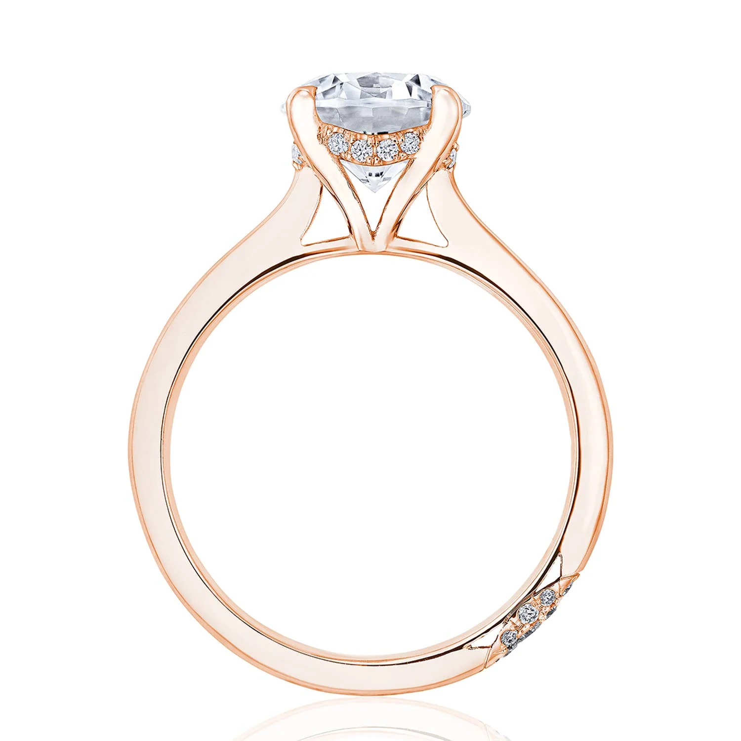 Hidden Halo Engagement Ring - Image 9