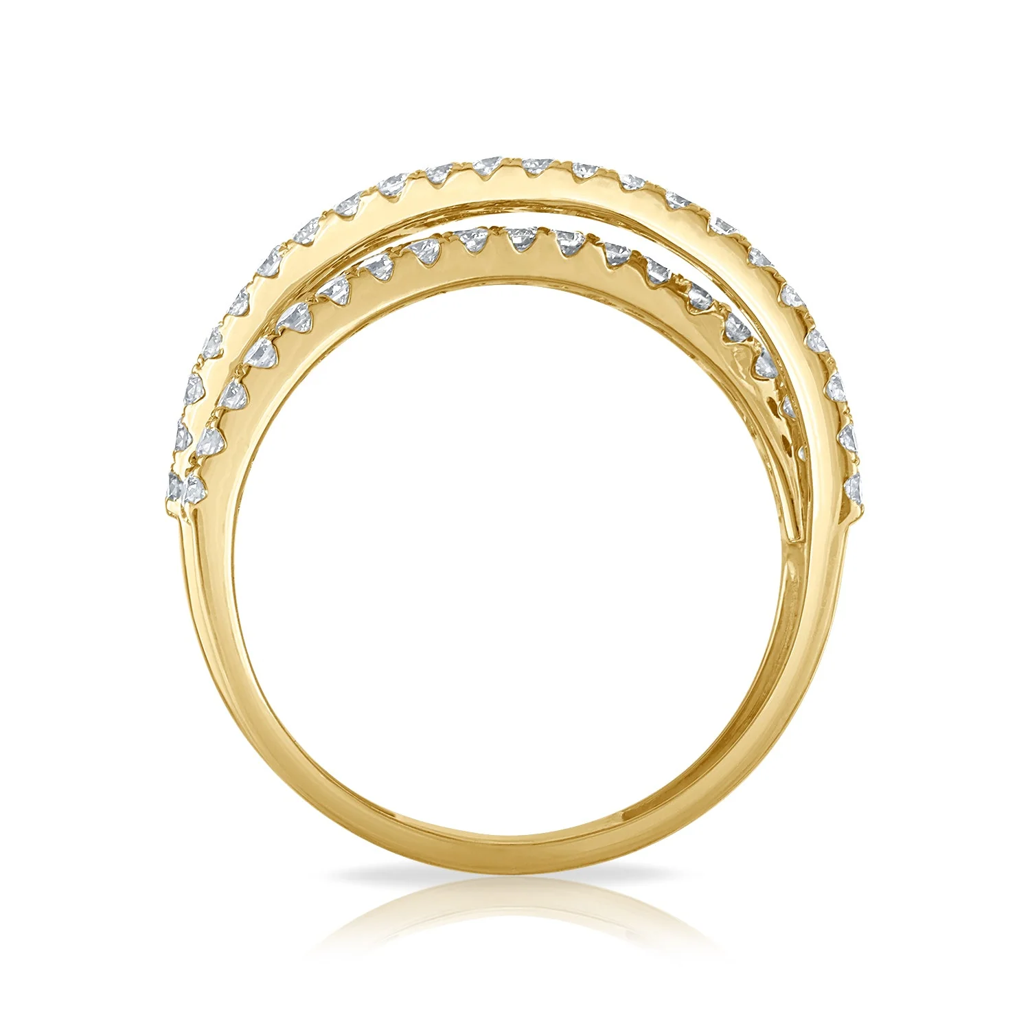 2.25CT Twisted Diamond Band - Image 3